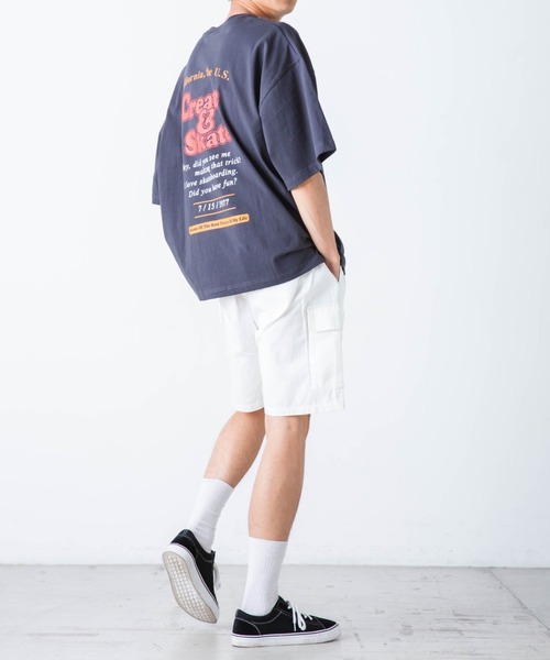 WEGO（ウィゴー）の「WEGO/カーゴショートパンツ（カーゴパンツ・メンズ・ホワイト/ブラック/カーキ/その他1・SMALL/MEDIUM/LARGE）」の7枚目の写真