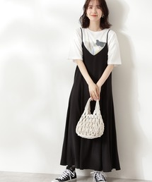 N.（N. Natural Beauty Basic） | バックボタンキャミワンピース(ワンピース)