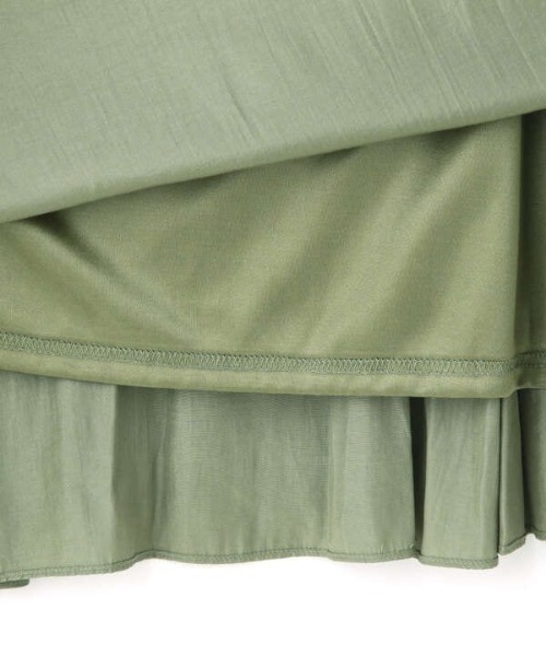 N.(N. Natural Beauty Basic)(エヌエヌナチュラルビューティーベーシック)の「バックボタンキャミワンピース(ワンピース・レディース・ブラック/ベージュ/カーキ・MEDIUM)」の21枚目の写真