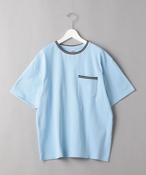 COMFORTABLE REASON(コンフォータブルリーズン)の「<COMFORTABLE REASON(コンフォータブルリーズン)>ONC POC T/Tシャツ(Tシャツ/カットソー・メンズ・ライトブルー/ライム・MEDIUM/LARGE/X-LARGE)」の2枚目の写真