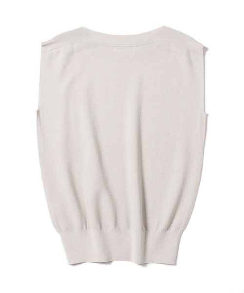 CLEARIMPRESSION （クリアインプレッション）の「レーヨンナイロンプルオーバー（ニット/セーター・レディース・オフホワイト/ブラック/グレー/ライトグリーン・フリー）」の6枚目の写真