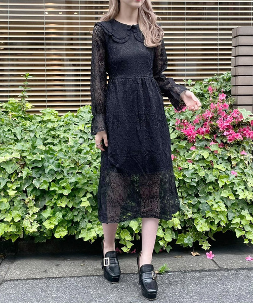 セール Titty Co ワンピース ドレス フェミニンレースワンピース ワンピース Titty Co Titty Co Petit ワンピース Petit ティティーアンドコープチ のファッション