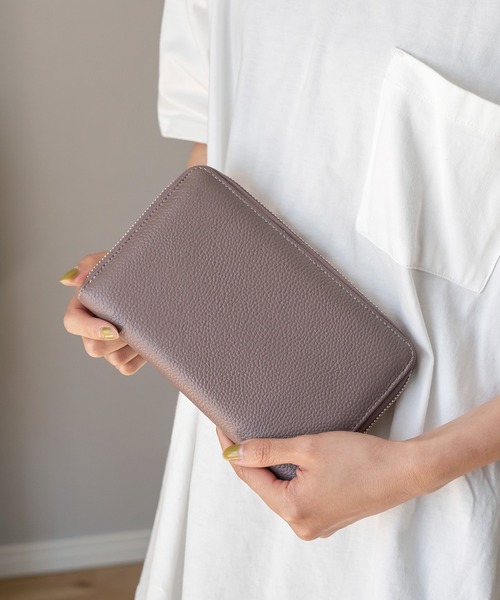 VitaFelice（ヴィータフェリーチェ）の「スキミング防止通帳ケース（パスポートケース・レディース・レッド/サックスブルー/オレンジ/イエロー/ピンク/グリーン/ブラック/ラベンダー/ブラウン・FREE）」の6枚目の写真