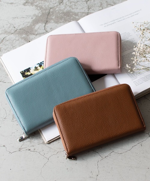 VitaFelice（ヴィータフェリーチェ）の「スキミング防止通帳ケース（パスポートケース・レディース・レッド/サックスブルー/オレンジ/イエロー/ピンク/グリーン/ブラック/ラベンダー/ブラウン・FREE）」の14枚目の写真