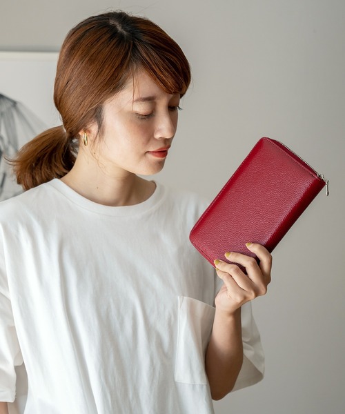 VitaFelice（ヴィータフェリーチェ）の「スキミング防止通帳ケース（パスポートケース・レディース・レッド/サックスブルー/オレンジ/イエロー/ピンク/グリーン/ブラック/ラベンダー/ブラウン・FREE）」の15枚目の写真