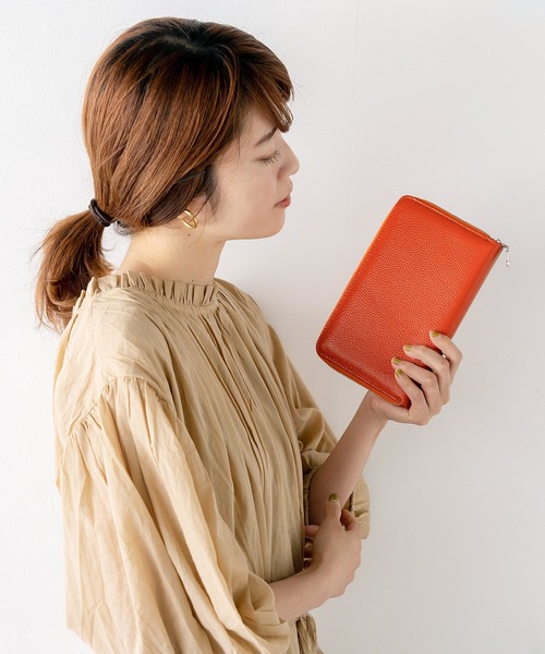 VitaFelice（ヴィータフェリーチェ）の「スキミング防止通帳ケース（パスポートケース・レディース・レッド/サックスブルー/オレンジ/イエロー/ピンク/グリーン/ブラック/ラベンダー/ブラウン・FREE）」の18枚目の写真