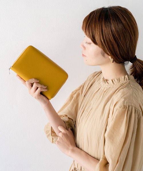 VitaFelice（ヴィータフェリーチェ）の「スキミング防止通帳ケース（パスポートケース・レディース・レッド/サックスブルー/オレンジ/イエロー/ピンク/グリーン/ブラック/ラベンダー/ブラウン・FREE）」の20枚目の写真