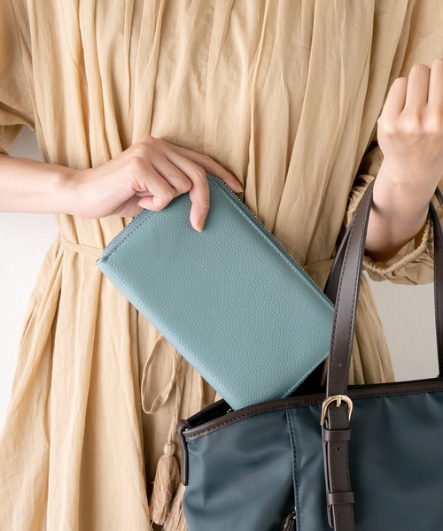 VitaFelice（ヴィータフェリーチェ）の「スキミング防止通帳ケース（パスポートケース・レディース・レッド/サックスブルー/オレンジ/イエロー/ピンク/グリーン/ブラック/ラベンダー/ブラウン・FREE）」の22枚目の写真