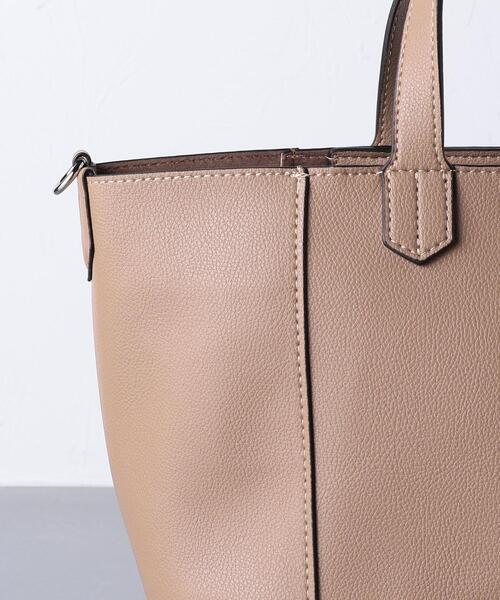UNITED ARROWS（ユナイテッドアローズ）の「＜UNITED ARROWS＞F/LTR 2WAY ワイド トートバッグ（トートバッグ・レディース・ホワイト/ベージュ・FREE）」の7枚目の写真