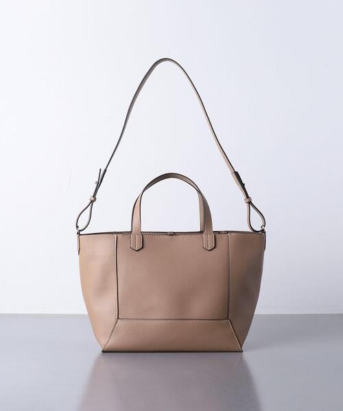 UNITED ARROWS（ユナイテッドアローズ）の「＜UNITED ARROWS＞F/LTR 2WAY ワイド トートバッグ（トートバッグ・レディース・ホワイト/ベージュ・FREE）」の12枚目の写真