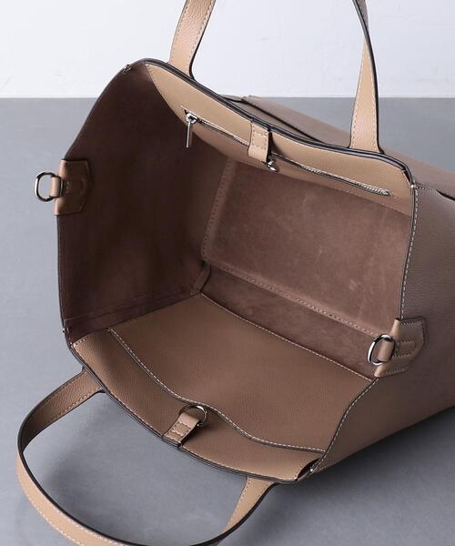 UNITED ARROWS（ユナイテッドアローズ）の「＜UNITED ARROWS＞F/LTR 2WAY ワイド トートバッグ（トートバッグ・レディース・ホワイト/ベージュ・FREE）」の6枚目の写真