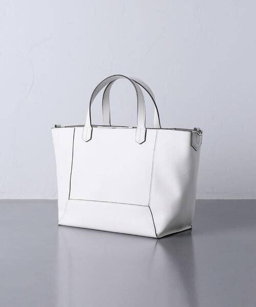 UNITED ARROWS（ユナイテッドアローズ）の「＜UNITED ARROWS＞F/LTR 2WAY ワイド トートバッグ（トートバッグ・レディース・ホワイト/ベージュ・FREE）」の8枚目の写真