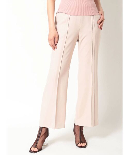 MERCURYDUO（マーキュリーデュオ）の「スリットフレアパンツ（その他パンツ・レディース・ブラック/ピンク/ベージュ・SMALL/MEDIUM）」の3枚目の写真