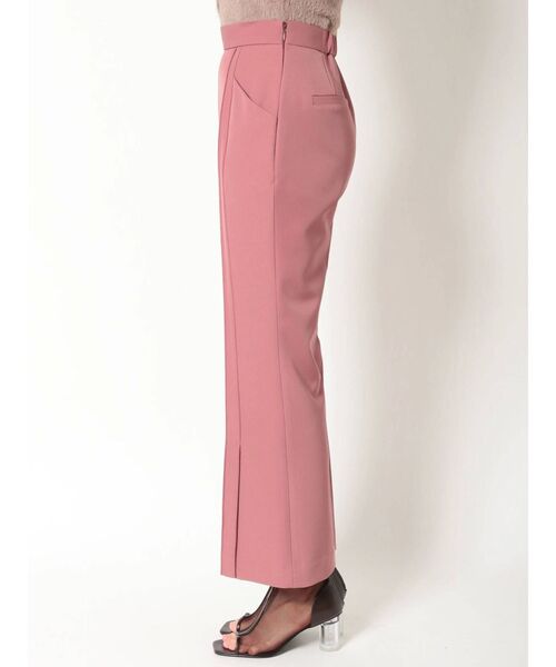 MERCURYDUO（マーキュリーデュオ）の「スリットフレアパンツ（その他パンツ・レディース・ブラック/ピンク/ベージュ・SMALL/MEDIUM）」の6枚目の写真