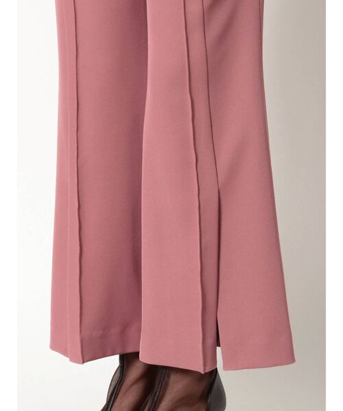 MERCURYDUO（マーキュリーデュオ）の「スリットフレアパンツ（その他パンツ・レディース・ブラック/ピンク/ベージュ・SMALL/MEDIUM）」の7枚目の写真