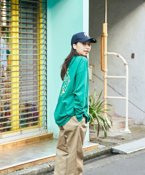即興購入 タイダイ プリント ロンT improves ロンT メンズ タイダイ柄 ビッグTシャツ 長袖Tシャツ