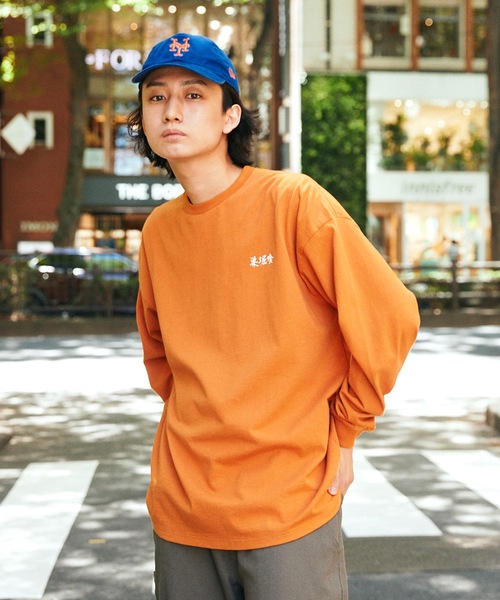 SPOC STORE(スポックストア)の「【SPOC STORE】チャイナプリントロンT(Tシャツ/カットソー・メンズ・ホワイト/オレンジ/ケリーグリーン/ケリー・M/L)」の18枚目の写真