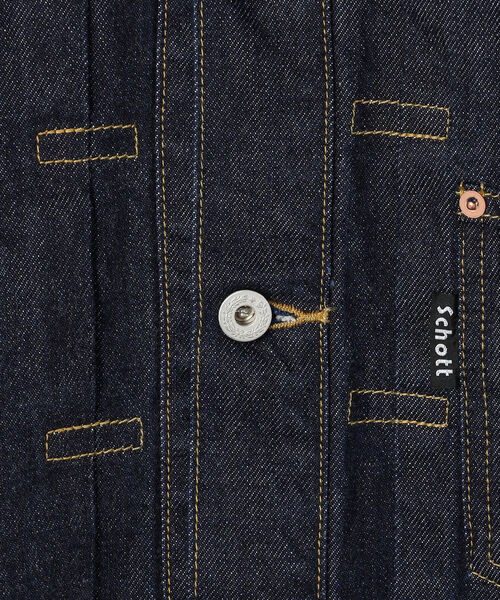 キムタクTバックSchott直営店限定 1st DENIM JACKETサイズM 楽天市場】Schott LOT. 114ブラックデニムジャケットBLACK DENIM