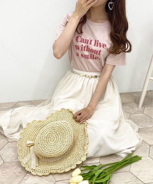 apres jour（アプレジュール）の「アソートTシャツ【ZOZOTOWN限定アイテム】（Tシャツ/カットソー・レディース・ライトピンク/ホワイト系その他/アイボリー/オフホワイト/ラベンダー/ホワイト系その他4/クリーム/ホワイト系その他3/ブラック/スモークピンク/ホワイト系その他2・フリー/X-LARGE）」の10枚目の写真