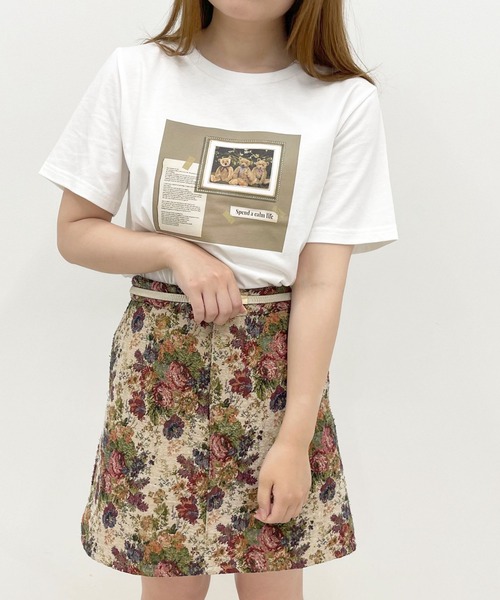 apres jour（アプレジュール）の「アソートTシャツ【ZOZOTOWN限定アイテム】（Tシャツ/カットソー・レディース・ライトピンク/ホワイト系その他/アイボリー/オフホワイト/ラベンダー/ホワイト系その他4/クリーム/ホワイト系その他3/ブラック/スモークピンク/ホワイト系その他2・フリー/X-LARGE）」の6枚目の写真