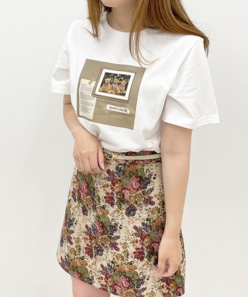 apres jour（アプレジュール）の「アソートTシャツ【ZOZOTOWN限定アイテム】（Tシャツ/カットソー・レディース・ライトピンク/ホワイト系その他/アイボリー/オフホワイト/ラベンダー/ホワイト系その他4/クリーム/ホワイト系その他3/ブラック/スモークピンク/ホワイト系その他2・フリー/X-LARGE）」の22枚目の写真