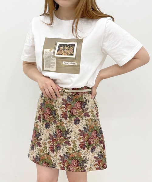 apres jour（アプレジュール）の「アソートTシャツ【ZOZOTOWN限定アイテム】（Tシャツ/カットソー・レディース・ライトピンク/ホワイト系その他/アイボリー/オフホワイト/ラベンダー/ホワイト系その他4/クリーム/ホワイト系その他3/ブラック/スモークピンク/ホワイト系その他2・フリー/X-LARGE）」の21枚目の写真