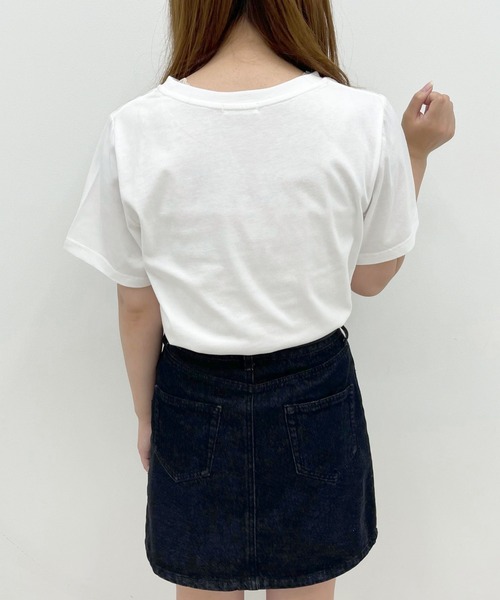 apres jour（アプレジュール）の「アソートTシャツ【ZOZOTOWN限定アイテム】（Tシャツ/カットソー・レディース・ライトピンク/ホワイト系その他/アイボリー/オフホワイト/ラベンダー/ホワイト系その他4/クリーム/ホワイト系その他3/ブラック/スモークピンク/ホワイト系その他2・フリー/X-LARGE）」の15枚目の写真