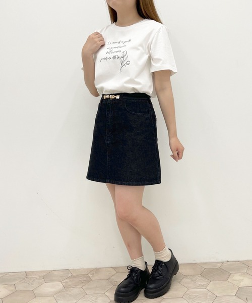 apres jour（アプレジュール）の「アソートTシャツ【ZOZOTOWN限定アイテム】（Tシャツ/カットソー・レディース・ライトピンク/ホワイト系その他/アイボリー/オフホワイト/ラベンダー/ホワイト系その他4/クリーム/ホワイト系その他3/ブラック/スモークピンク/ホワイト系その他2・フリー/X-LARGE）」の17枚目の写真