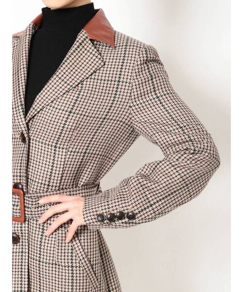 GYDA（ジェイダ）の「ドッキングカラーウエストマークジャケット（テーラードジャケット・レディース・ブラック/その他1・FREE）」の15枚目の写真