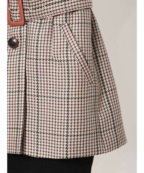 GYDA（ジェイダ）の「ドッキングカラーウエストマークジャケット（テーラードジャケット・レディース・ブラック/その他1・FREE）」の6枚目の写真