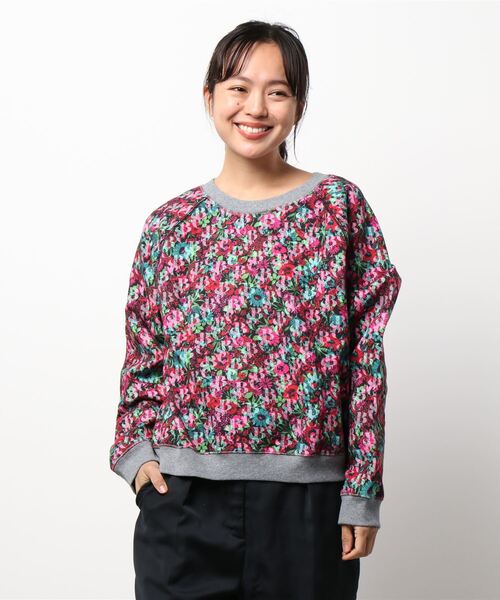 SEE BY CHLOE(シーバイクロエ)の「フローラルコットンフリース プリントジャンパー(スウェット・レディース・ピンク系その他/ピンク系その他2・M/S)」の1枚目の写真