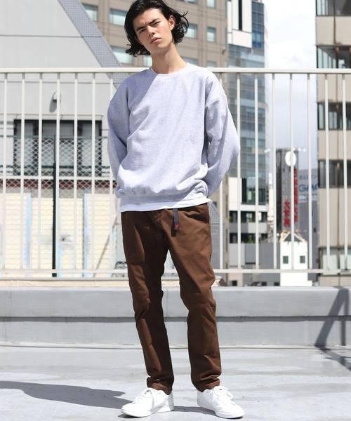 GILDAN（ギルダン）の「GILDAN/ギルダン USAビッグシルエット プルオーバークルースウェット 裏起毛トレーナー（スウェット・メンズ・ホワイト/ブラック/ネイビー/グレー/オリーブ・M/XL/XXL/L）」の10枚目の写真