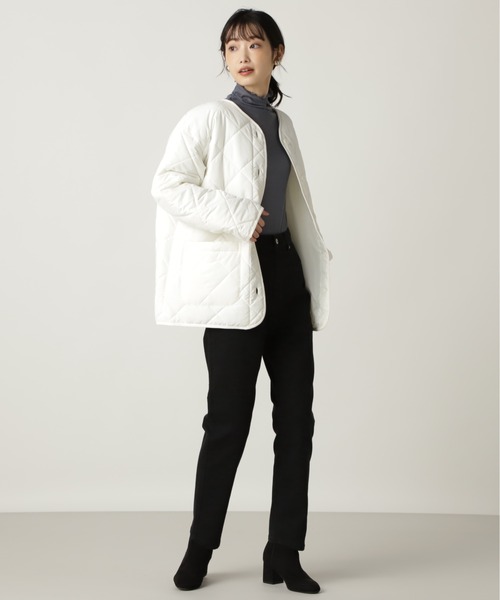 NATURAL BEAUTY BASIC（ナチュラルビューティーベーシック）の「テーパードデニム/0171230871（デニムパンツ・レディース・ブラック/オフホワイト/ブラウン・MEDIUM/SMALL）」の14枚目の写真