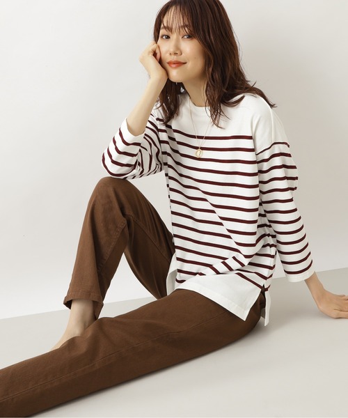 NATURAL BEAUTY BASIC（ナチュラルビューティーベーシック）の「テーパードデニム/0171230871（デニムパンツ・レディース・ブラック/オフホワイト/ブラウン・MEDIUM/SMALL）」の15枚目の写真