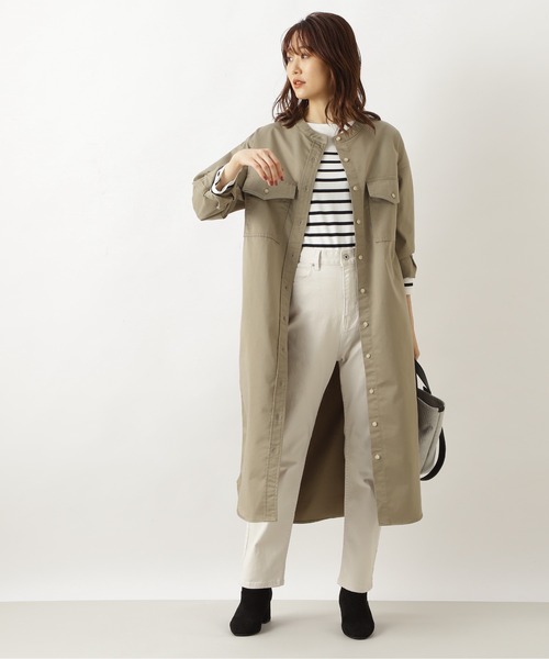 NATURAL BEAUTY BASIC（ナチュラルビューティーベーシック）の「テーパードデニム/0171230871（デニムパンツ・レディース・ブラック/オフホワイト/ブラウン・MEDIUM/SMALL）」の20枚目の写真