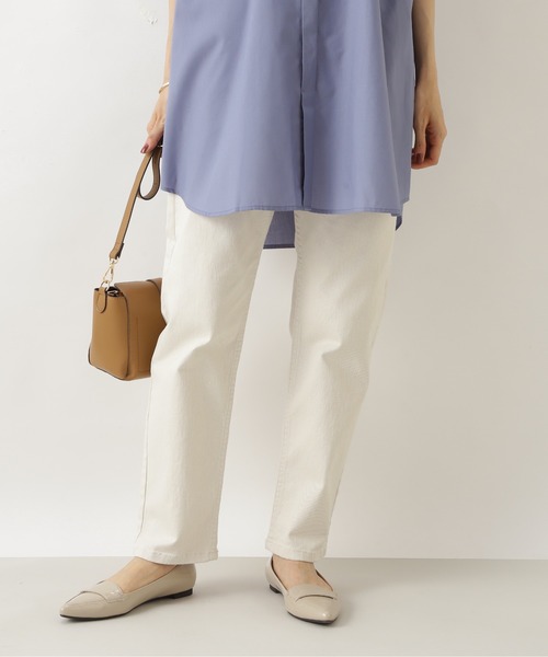 NATURAL BEAUTY BASIC（ナチュラルビューティーベーシック）の「テーパードデニム/0171230871（デニムパンツ・レディース・ブラック/オフホワイト/ブラウン・MEDIUM/SMALL）」の21枚目の写真