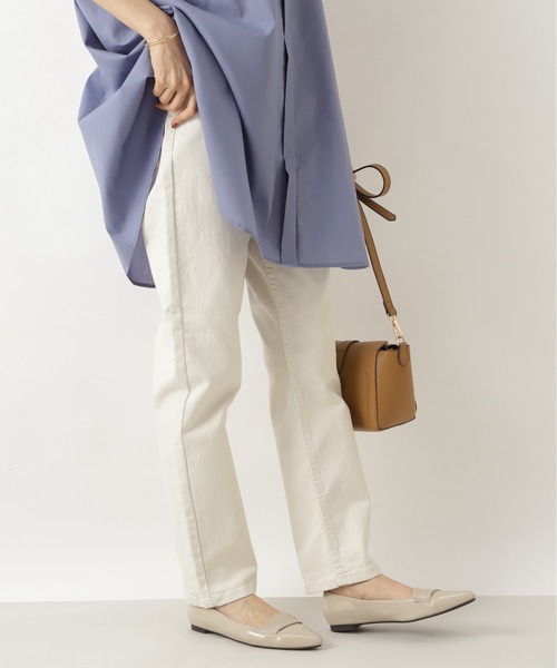 NATURAL BEAUTY BASIC（ナチュラルビューティーベーシック）の「テーパードデニム/0171230871（デニムパンツ・レディース・ブラック/オフホワイト/ブラウン・MEDIUM/SMALL）」の22枚目の写真