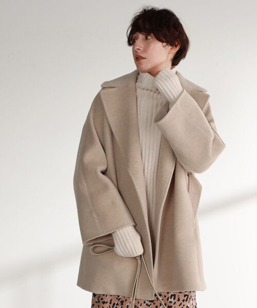 NOLLEY'S（ノーリーズ）の「アルパカビーバーショートコート（ノー