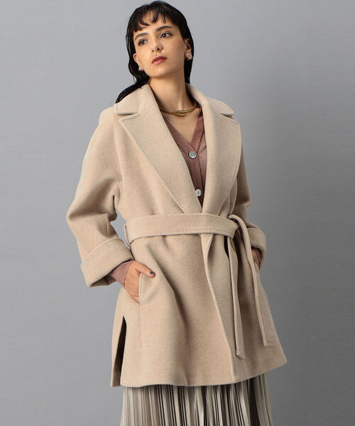 NOLLEY'S（ノーリーズ）の「アルパカビーバーショートコート（ノー