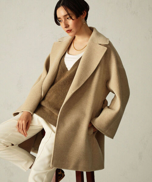 NOLLEY'S（ノーリーズ）の「アルパカビーバーショートコート（ノー