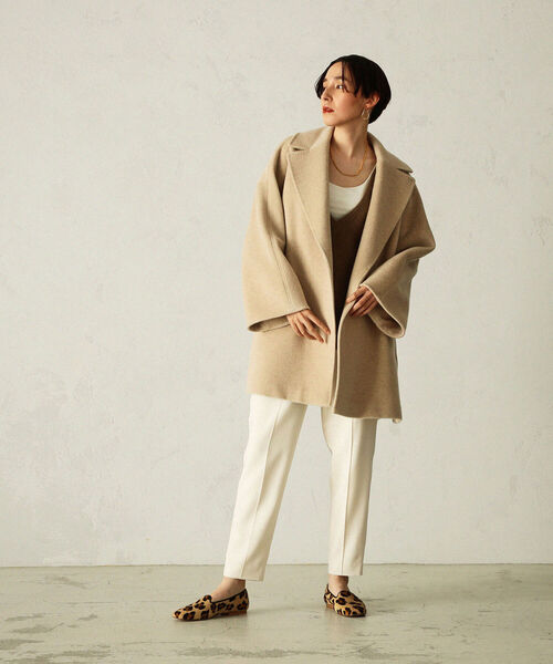 NOLLEY'S（ノーリーズ）の「アルパカビーバーショートコート（ノー