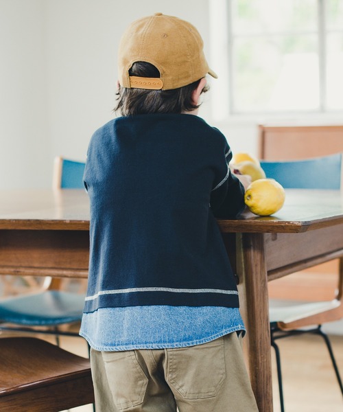 BRANSHES（ブランシェス）の「コーデュロイキャップ（キャップ・キッズ・ベージュ/ネイビー/ライトグリーン・M/L/S）」の12枚目の写真