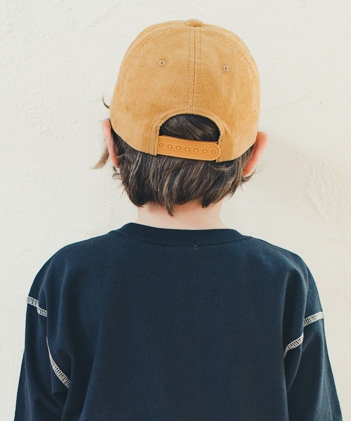 BRANSHES（ブランシェス）の「コーデュロイキャップ（キャップ・キッズ・ベージュ/ネイビー/ライトグリーン・M/L/S）」の5枚目の写真