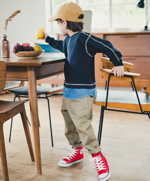 BRANSHES（ブランシェス）の「コーデュロイキャップ（キャップ・キッズ・ベージュ/ネイビー/ライトグリーン・M/L/S）」の13枚目の写真