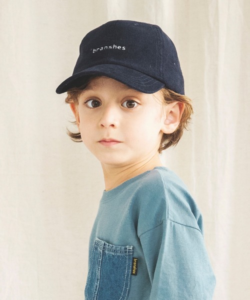 BRANSHES（ブランシェス）の「コーデュロイキャップ（キャップ・キッズ・ベージュ/ネイビー/ライトグリーン・M/L/S）」の19枚目の写真