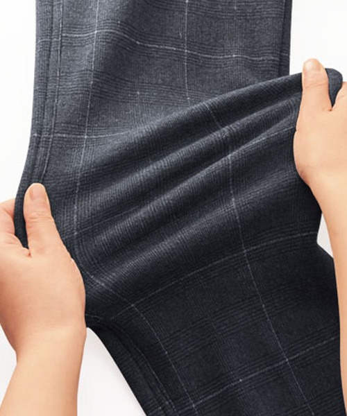 BELLUNA PLUS（ベルーナ）の「ポカポカすっきり　あったか裏ファーパンツ 股下６９cm（その他パンツ・レディース・チャコールグレー/ブラック/ネイビー/ブラック系その他/グレー系その他/ベージュ系その他・SMALL/MEDIUM/X-LARGE/LARGE）」の7枚目の写真