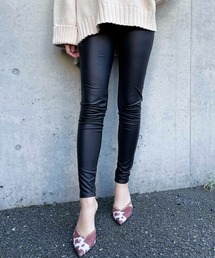 合皮レギンス