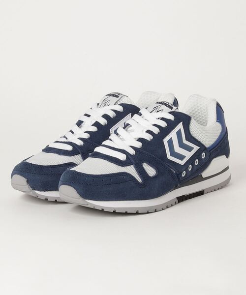 hummel（ヒュンメル）の「hummel/ヒュンメル MARATHONA SUEDE/マラソナ スエード（スニーカー・メンズ・ブラック/ネイビー・27cm/28cm/25.5cm/25cm/23cm/26.5cm/24cm）」の2枚目の写真