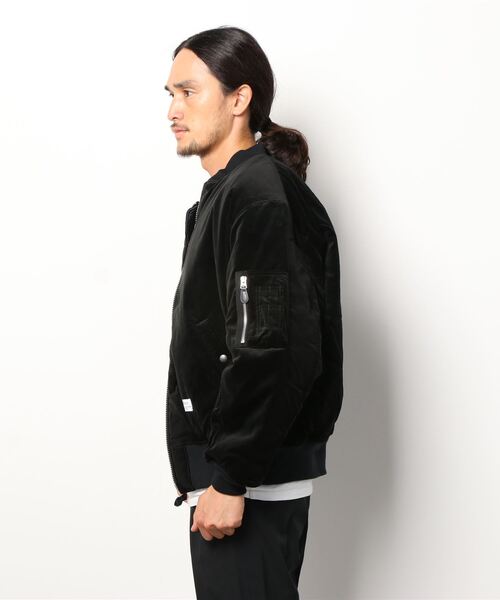 BEDWIN & THE HEARTBREAKERS（ベドウィン アンド ザ ハートブレイカーズ）の「VELVETEEN TYPE MA-1 JACKET "GUNDY"BHB5489（MA-1・メンズ・ブラック/レッド/ネイビー・LARGE/MEDIUM）」の11枚目の写真