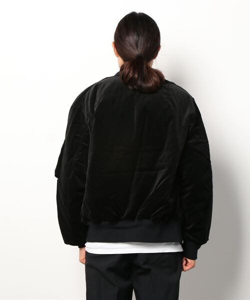BEDWIN & THE HEARTBREAKERS（ベドウィン アンド ザ ハートブレイカーズ）の「VELVETEEN TYPE MA-1 JACKET "GUNDY"BHB5489（MA-1・メンズ・ブラック/レッド/ネイビー・LARGE/MEDIUM）」の12枚目の写真